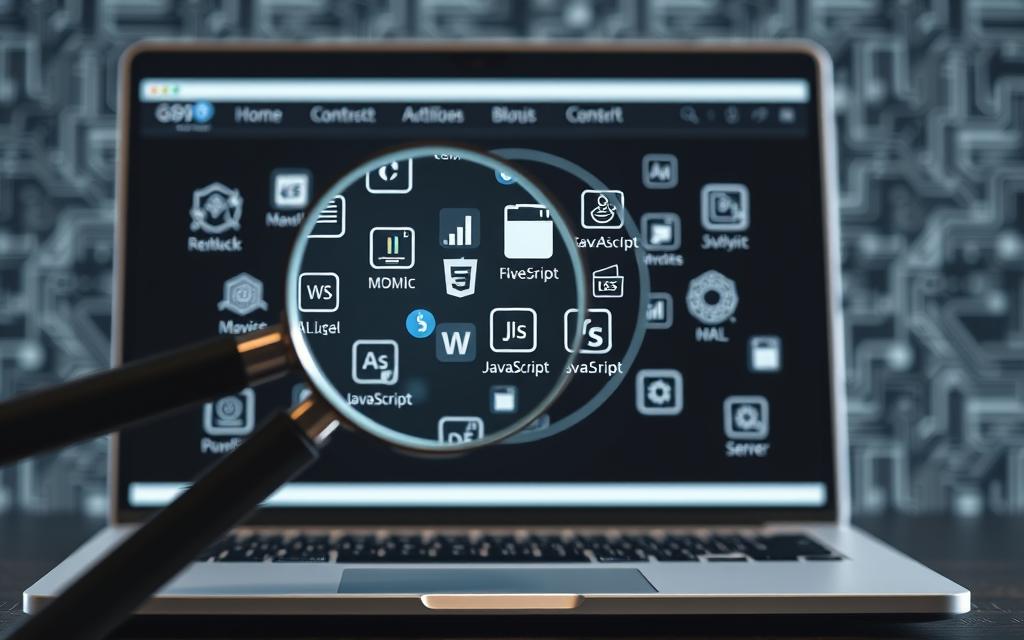 how to find technologies used in a website