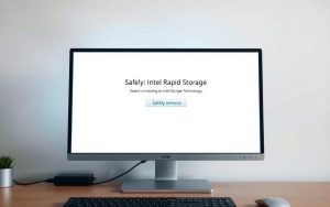 how to remove intel rapid storage technology